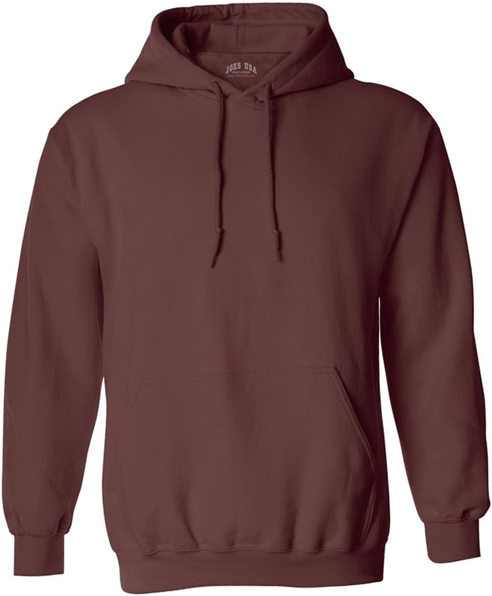 Men’S Fleece Pullover Hoodie – Casual Hooded Sweatshirt, 75 Colors, Sizes S-6XL & Tall LT-4XLT